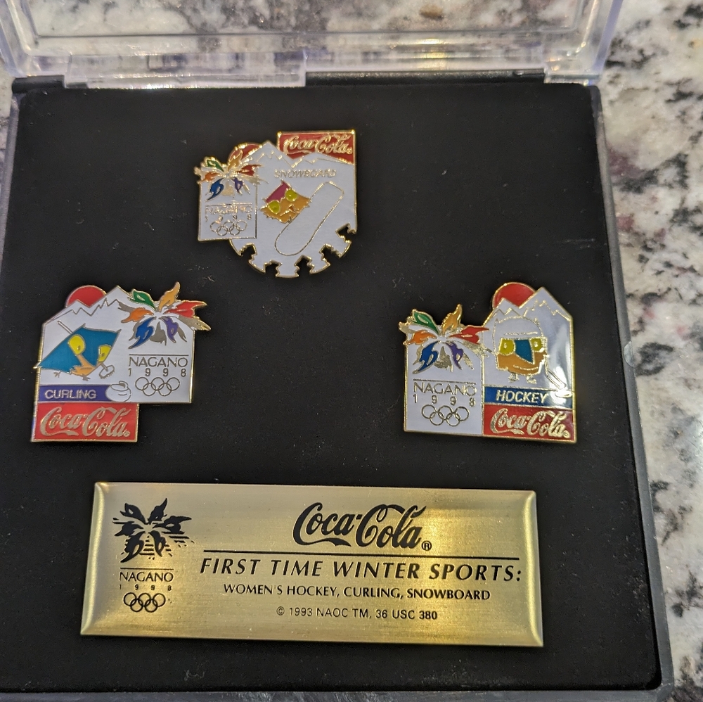 Coca-Cola Olympic Pin Set